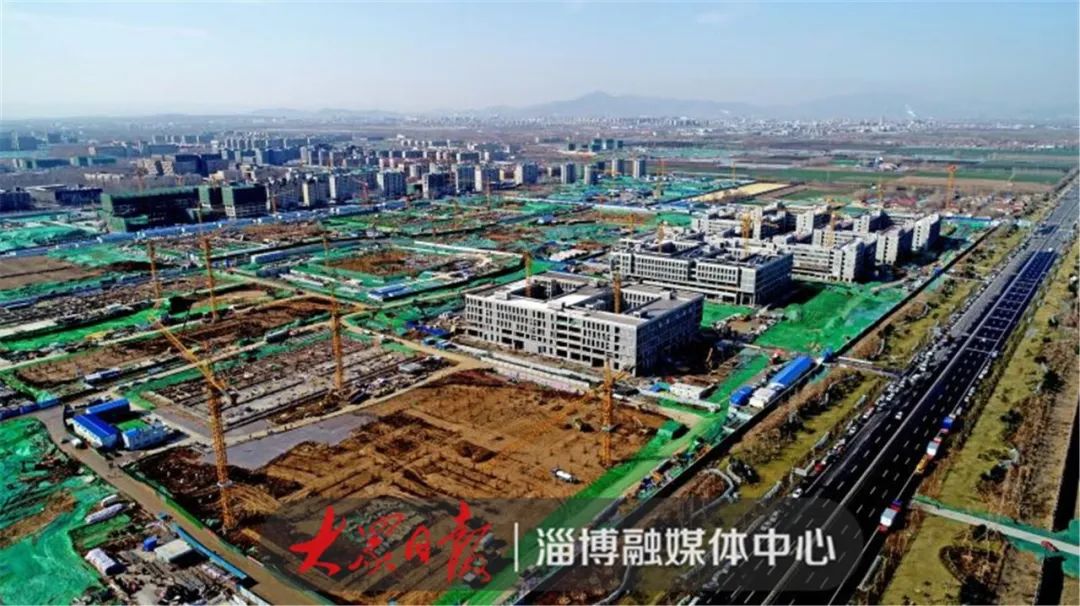 记者实地探访了省重大项目山东农业工程学院淄博校区(淄博大学城