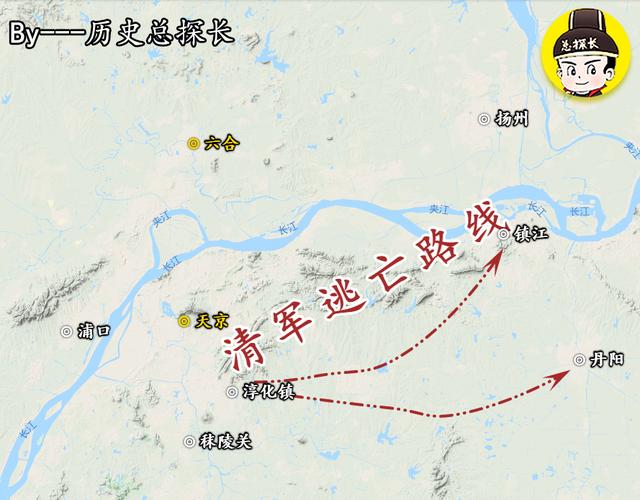 原创地图上的战争天京再次被围李秀成围魏救赵再次解围