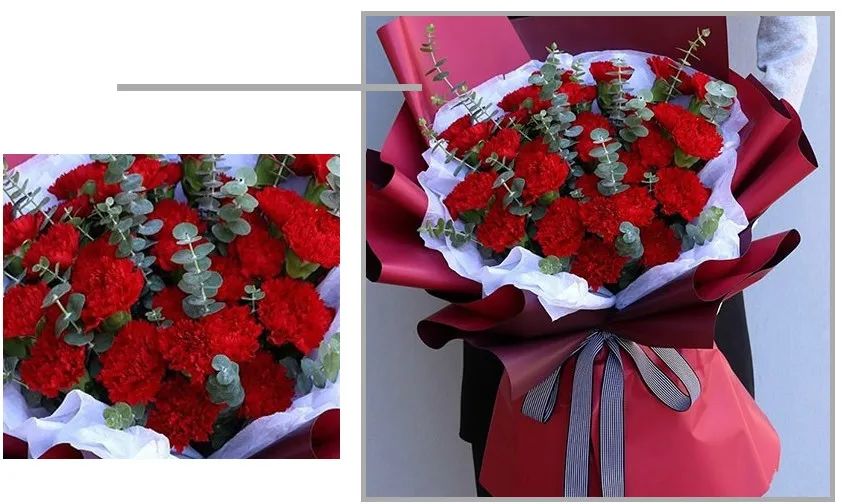 感动,暧昧的爱 -适合赠送人群- 母亲,奶奶,外婆 -花语- 红色康乃馨