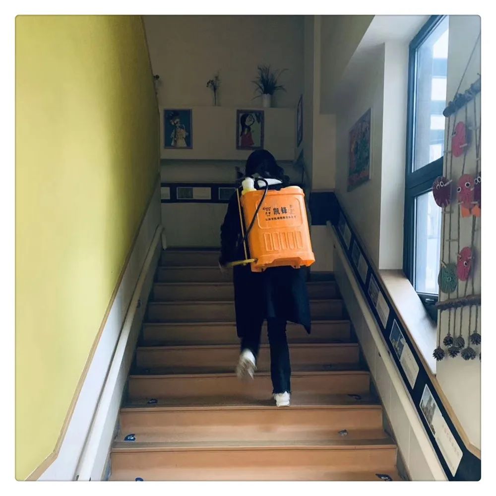 上朗幼儿园"消毒常态化·防疫不放松"开学前卫生消毒