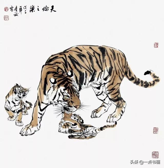 国画教程老虎写意画法详解