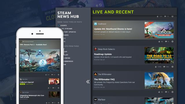 Steam全新新闻中心上线查看官方新闻和活动更方便了_游戏