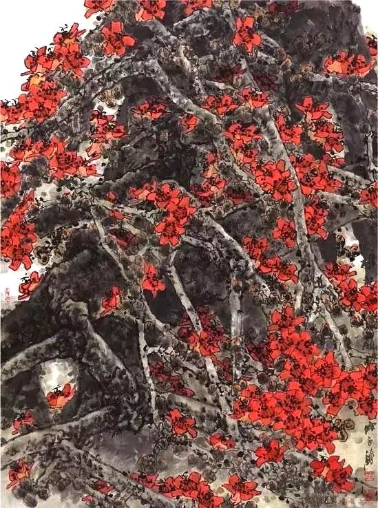 岭南画派杰出传人陈永锵花鸟作品欣赏