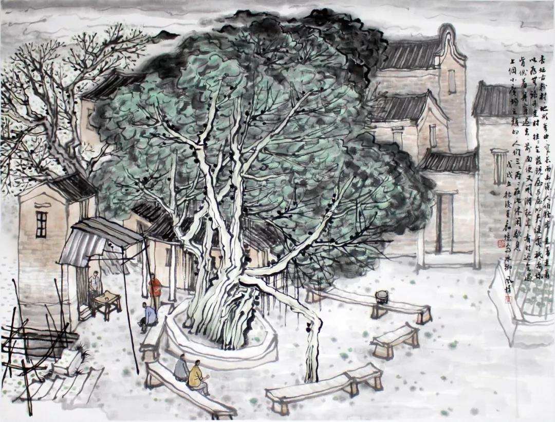 笔墨涌水乡,仙境入画来—著名画家叶其嘉_顺德