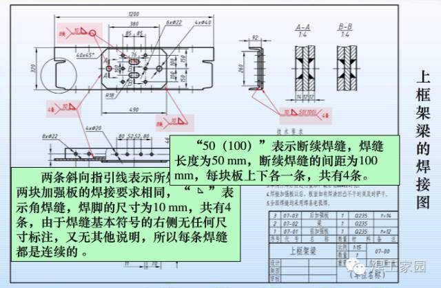 焊缝图纸符号怎么看