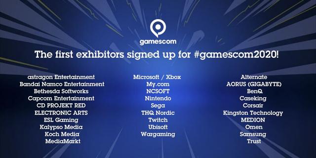 2020年科隆游戏展首批参展厂商公布没有索尼_Capcom