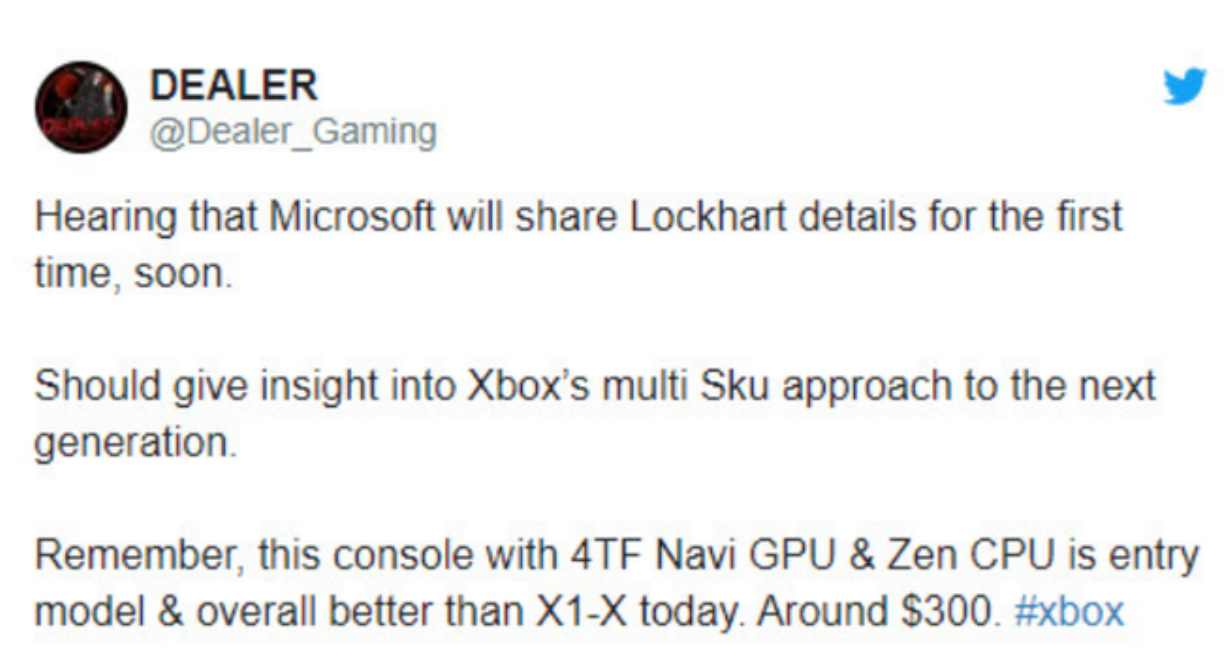 微软新一代游戏主机曝光：性能超越XboxOneX！