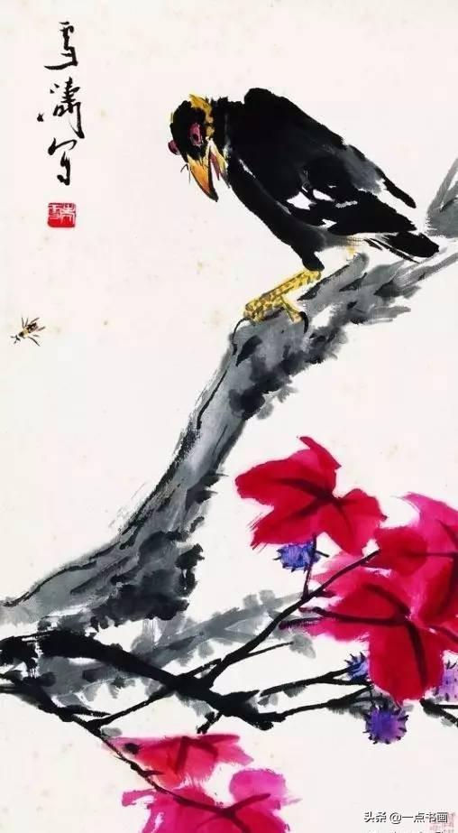 鸜鹆（八哥）题材专辑(一)历代写意花鸟画范作选集（第127集）[113幅]