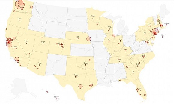 美国确诊超300例：FBI加州员工感染，华盛顿成重灾区