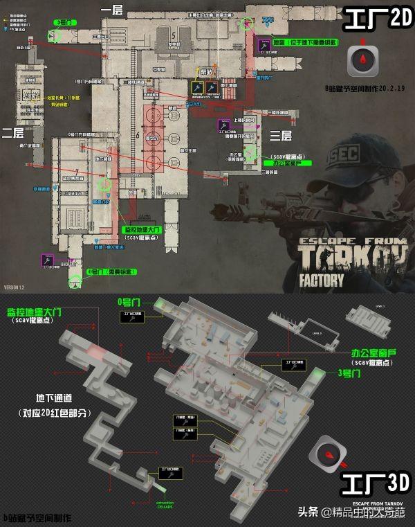 《逃离塔科夫》各地图新手跑图指南