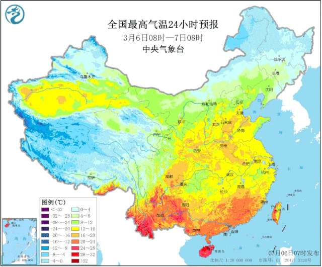 全国大部分地区仍是乍暖还寒 尤其是北方还在等待春天的来临 据中国