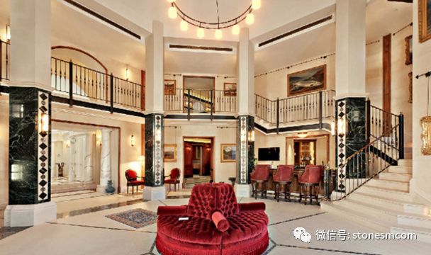 花了8年才建成的极度奢华的大理石别墅豪宅长什么样子