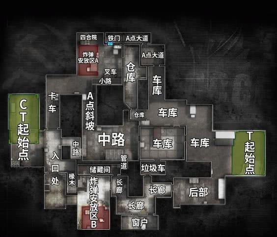 csgo攻略教学国内最火的地图之一死城之谜如何打好防守