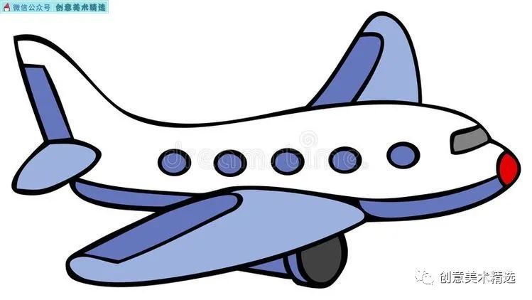 40张飞机主题简笔画,用画笔为孩子插上飞翔的翅膀