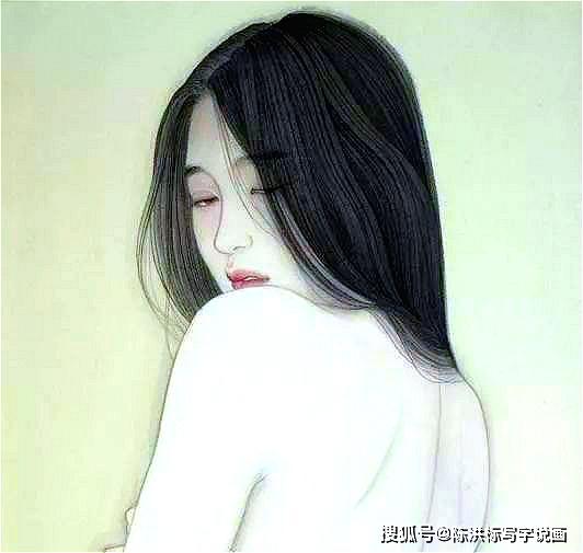 原创美女博士画人体，画的都是自己，不仅美到爆棚，就连病态都这么美