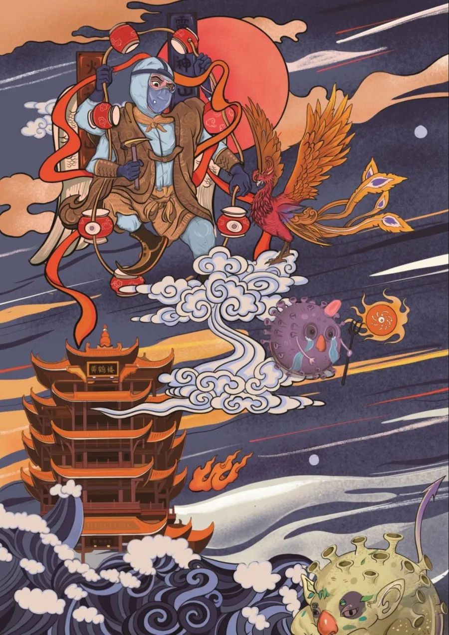 30位插画师的抗疫插画,美爆了_疫情
