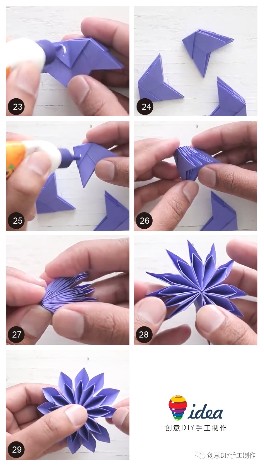 郁金香盆栽小贺卡