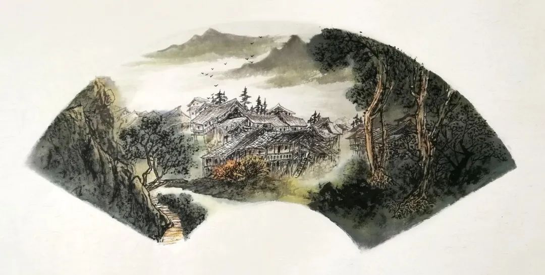 山水画法则形式美