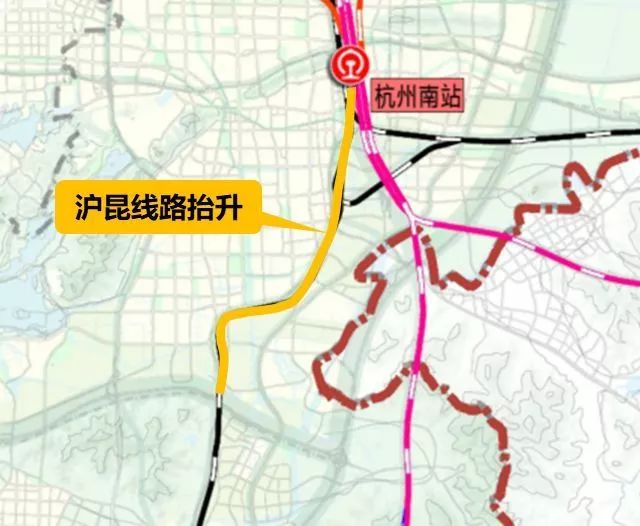 有多条道路将通过新沪昆铁路下穿至所前,比如亚太路东伸,市心路南伸