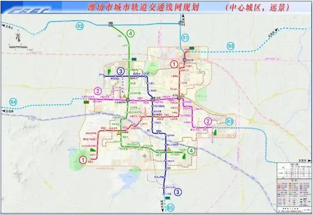 潍坊轨道交通1号线越来越近了,建设规划已报国家发改委