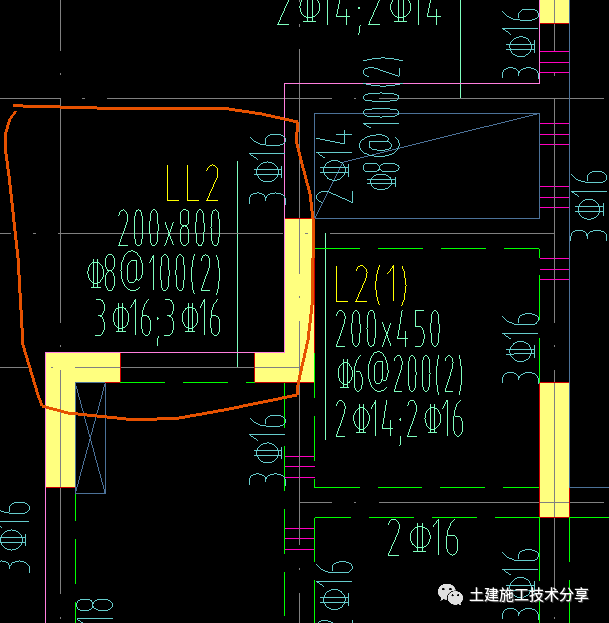 第1天:平法识图中的非框架梁的识读_图纸