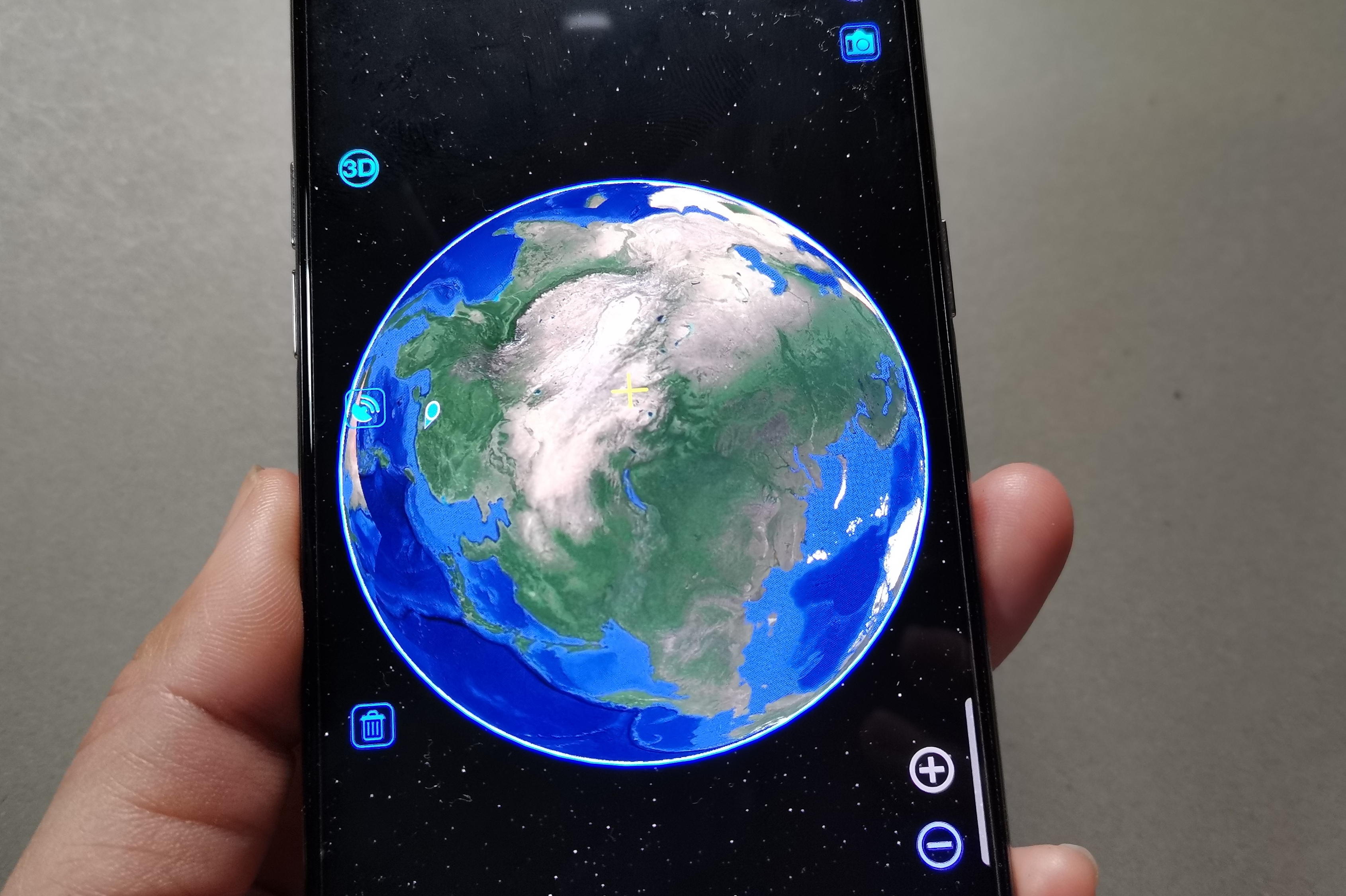 教你手机开启卫星地图,足不出户看世界,3d立体效果超逼真图片