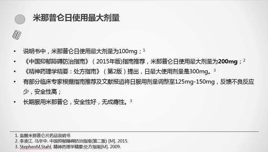 现唯宁云课堂之盐酸米那普仑片临床应用指导