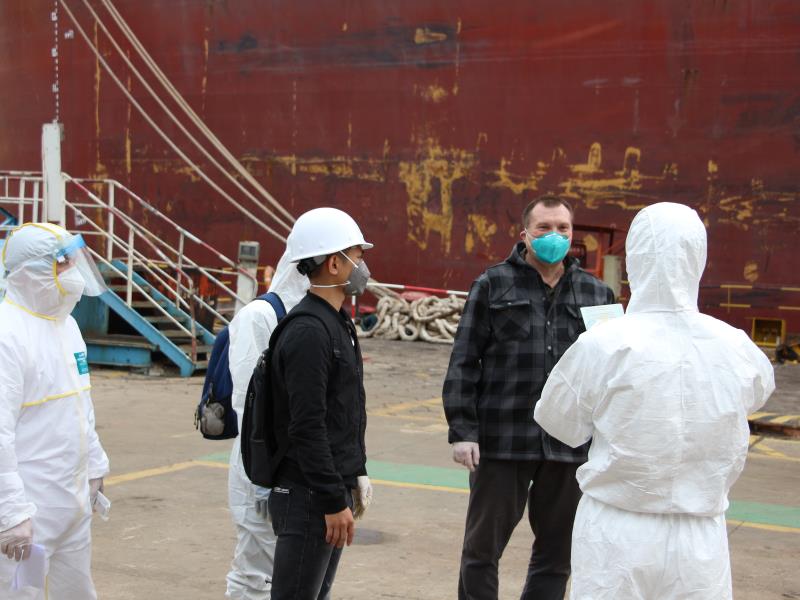 外籍船员发烧38度,广州黄埔边检站排查协助送医