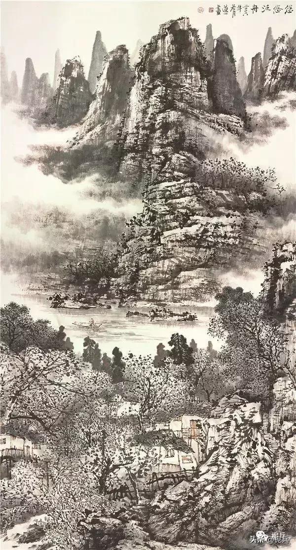 唐道一(名文忠,号有无居士)桂林画院专职画家,国家三级美术师, 广西