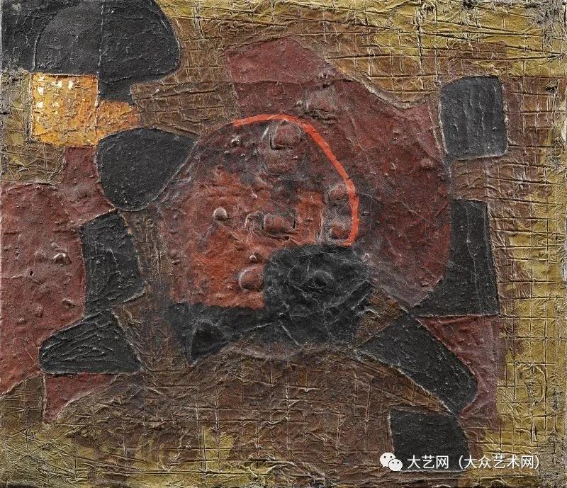 人物意大利视觉艺术家阿尔贝托布里albertoburri综合材料作品