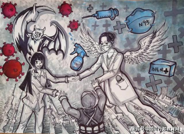 发起了抗击疫情主题美术作品征集活动 号召全校师生牢记担当与责任 用
