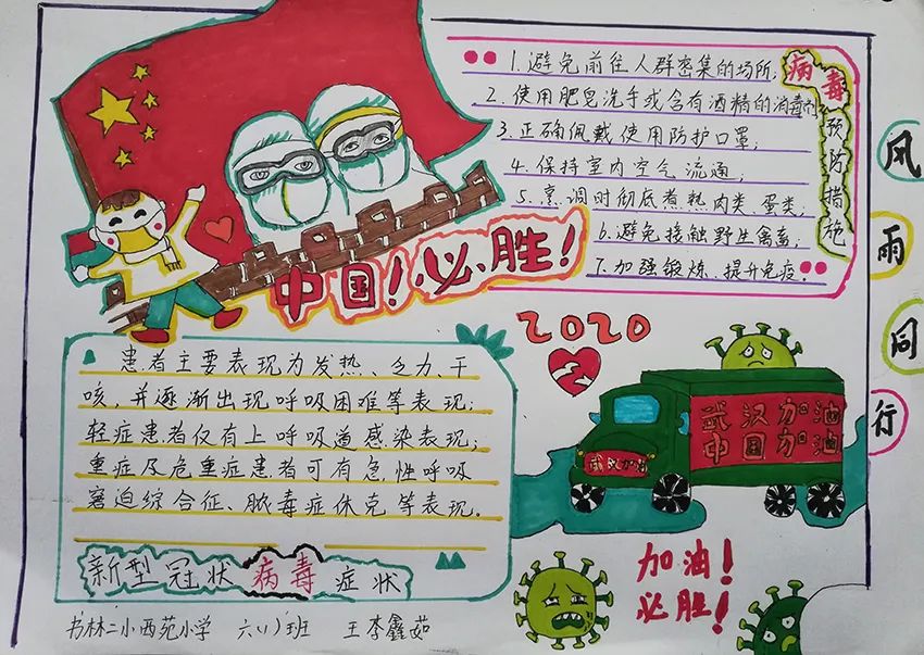 【抗击疫情】书林二小学生抗疫绘画聚焦正能量