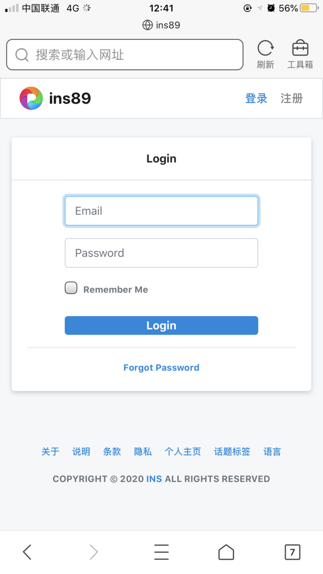 在国内如何使用ins注册不了