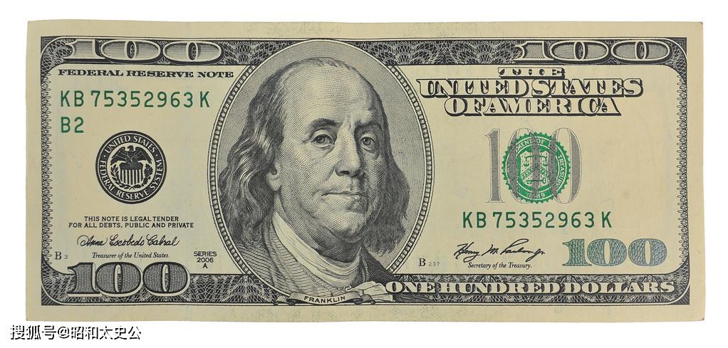一百美元上印的并不是第一任总统华盛顿,为何他只印在