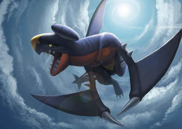 陆鯊,外形酷似鲨鱼,伸展开它镰刀一样的翅膀,简直就是一架喷气式飞机