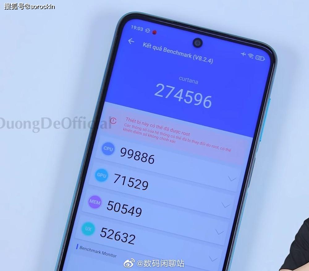 小米再出千元5g手机红米note9pro真机现身中间挖孔浴霸3摄