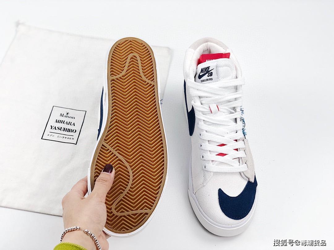 期待已久的 nike sb blazer mid 白色拆钩,终于到手了