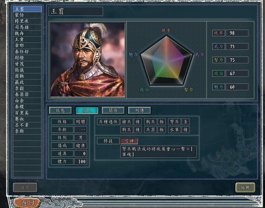 血色衣冠武将排名