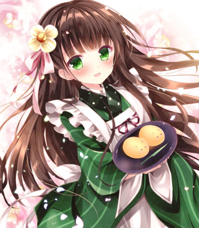 原创 二次元和风美图:可爱又乐观的小姐姐,气质甚好,真是太讨人喜了!