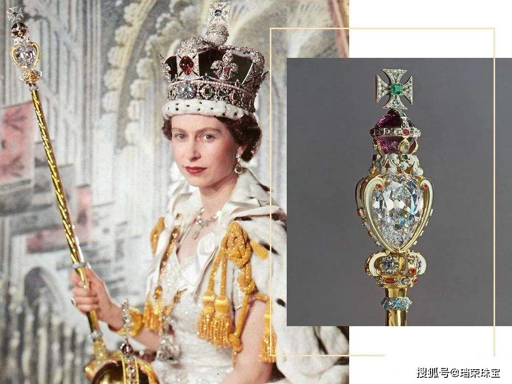 英女王加冕仪式中的权杖"库里南一号"库里南钻石在大小方面前无来者