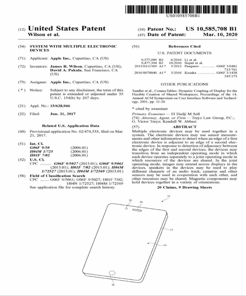 苹果申请折叠屏专利，可用于iPhone、手表、电脑，没有铰链