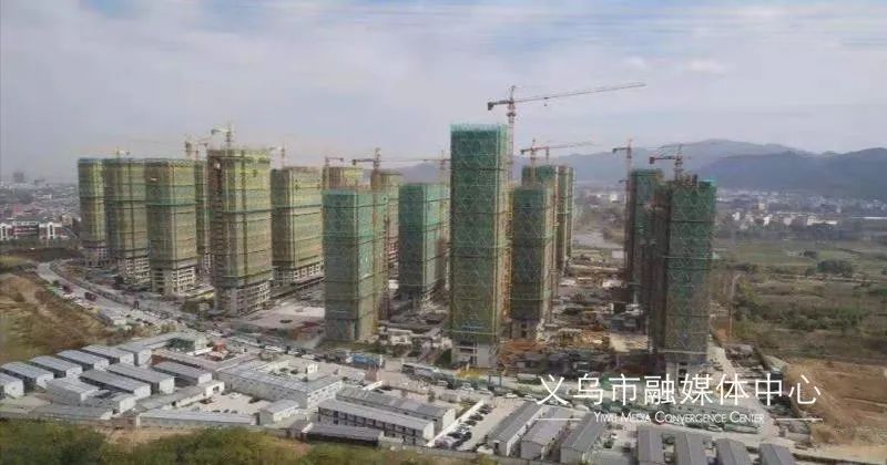 23幢高层2600套住宅双江湖区域的新社区在义乌江畔崛起竣工时间在