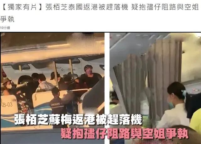 张柏芝“被赶下飞机”后，再被曝蛮横不讲理，