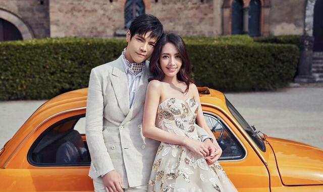 向佐郭碧婷终于举行婚礼，婚纱十分唯美衬的新