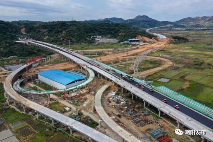 途经金浦的潮汕环线高速公路已完成约21公里