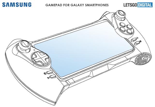 三星正在为Galaxy手机开发一款游戏手柄_专利