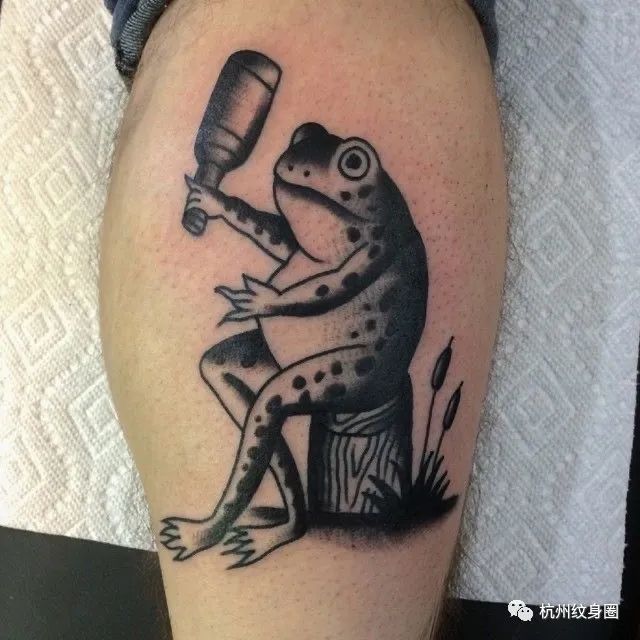 tattoo吉祥的青蛙纹身