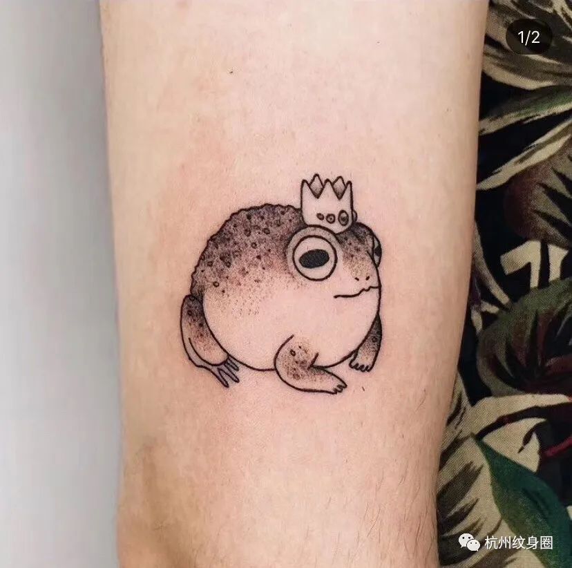 tattoo吉祥的青蛙纹身