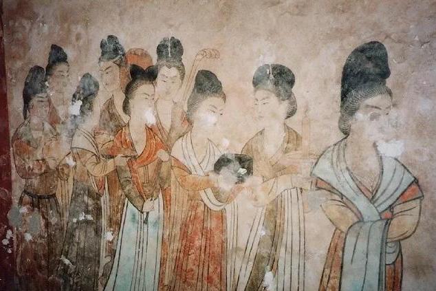 中国の壁画　戦時のもの　人物図　貴重品　^ ^^ ^わ 中国の壁画 戦時のもの 人物図 貴重品 ^ ^^ ^わ 中国の壁画 戦時のもの