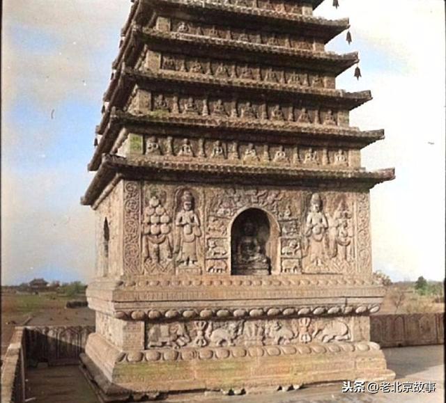 不同时期的北京真觉寺(五塔寺)金刚宝座塔